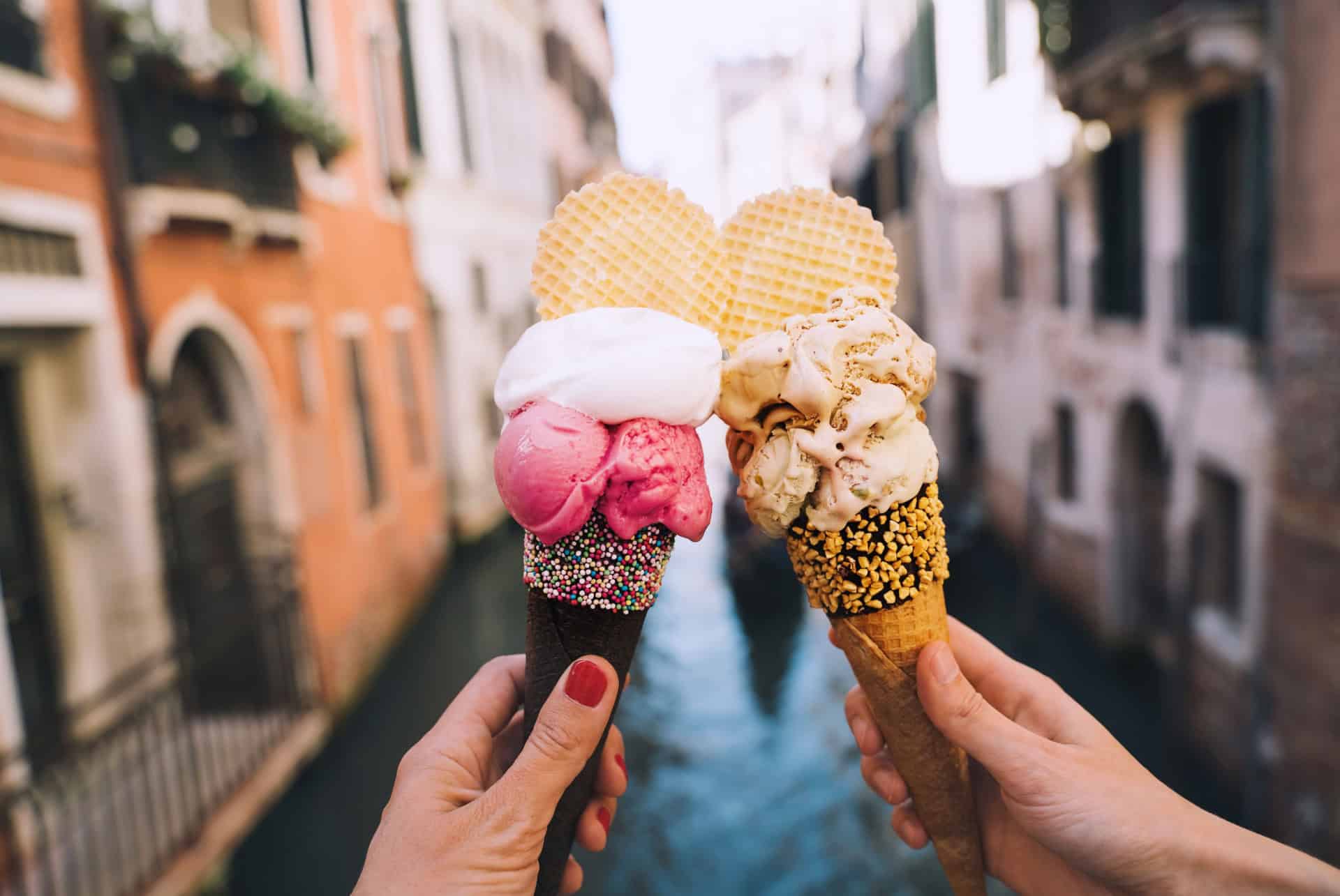 glaces à venise