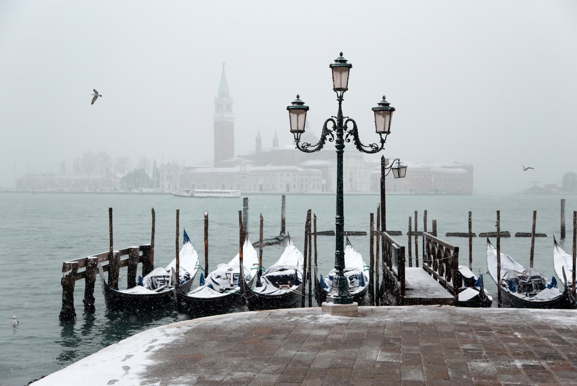 marches de noel a venise hiver neige