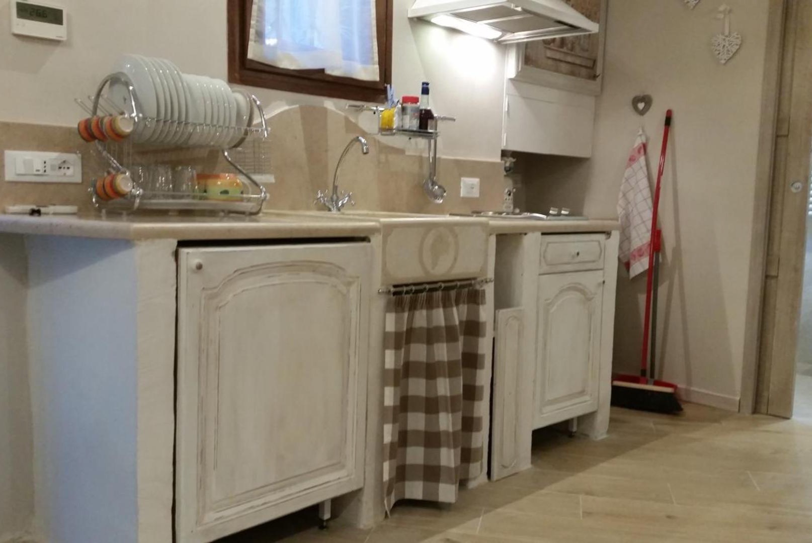 Cuisine de l’appartement La Bonbonnier à Venise