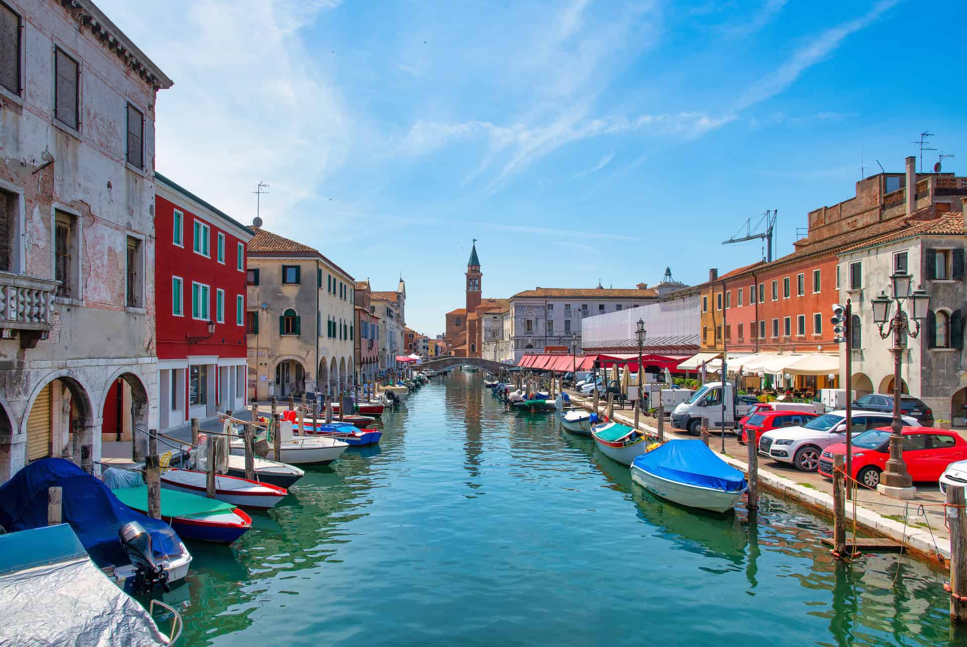 ile de chioggia a venise vue vue