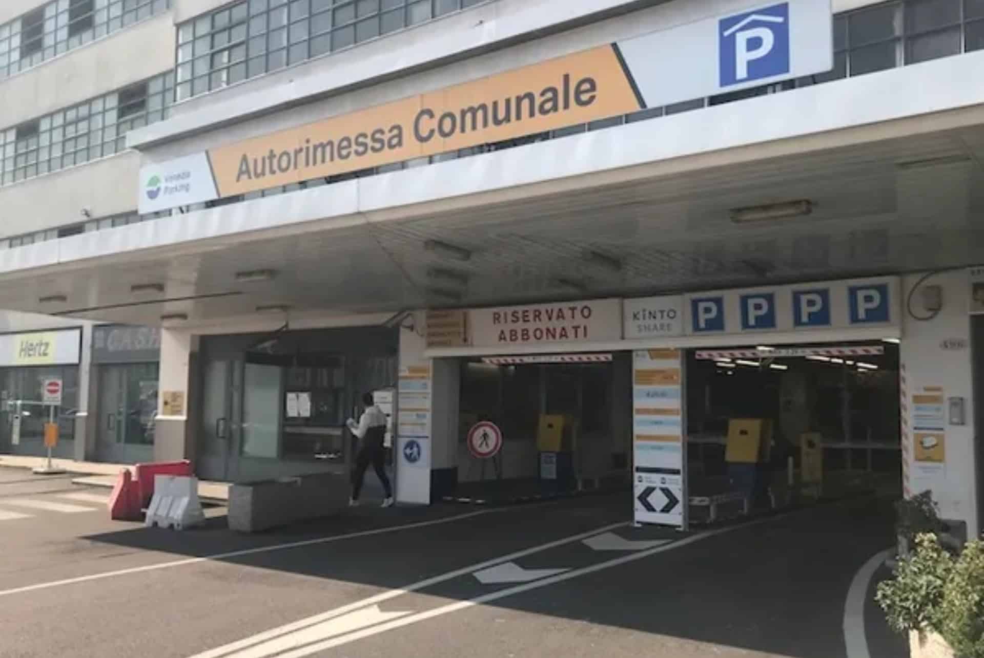 parking autorimessa comunale