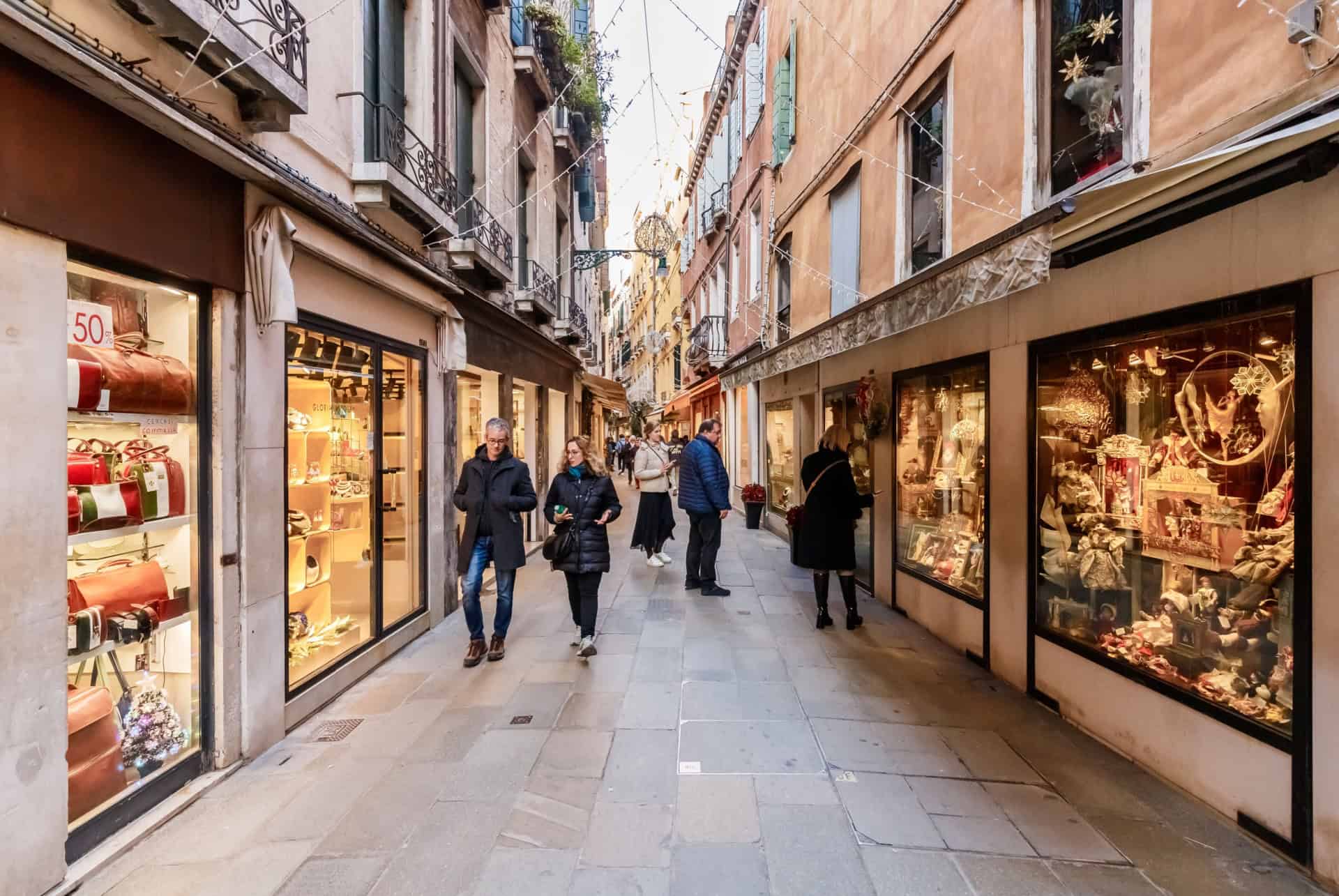 magasins a venise a noel