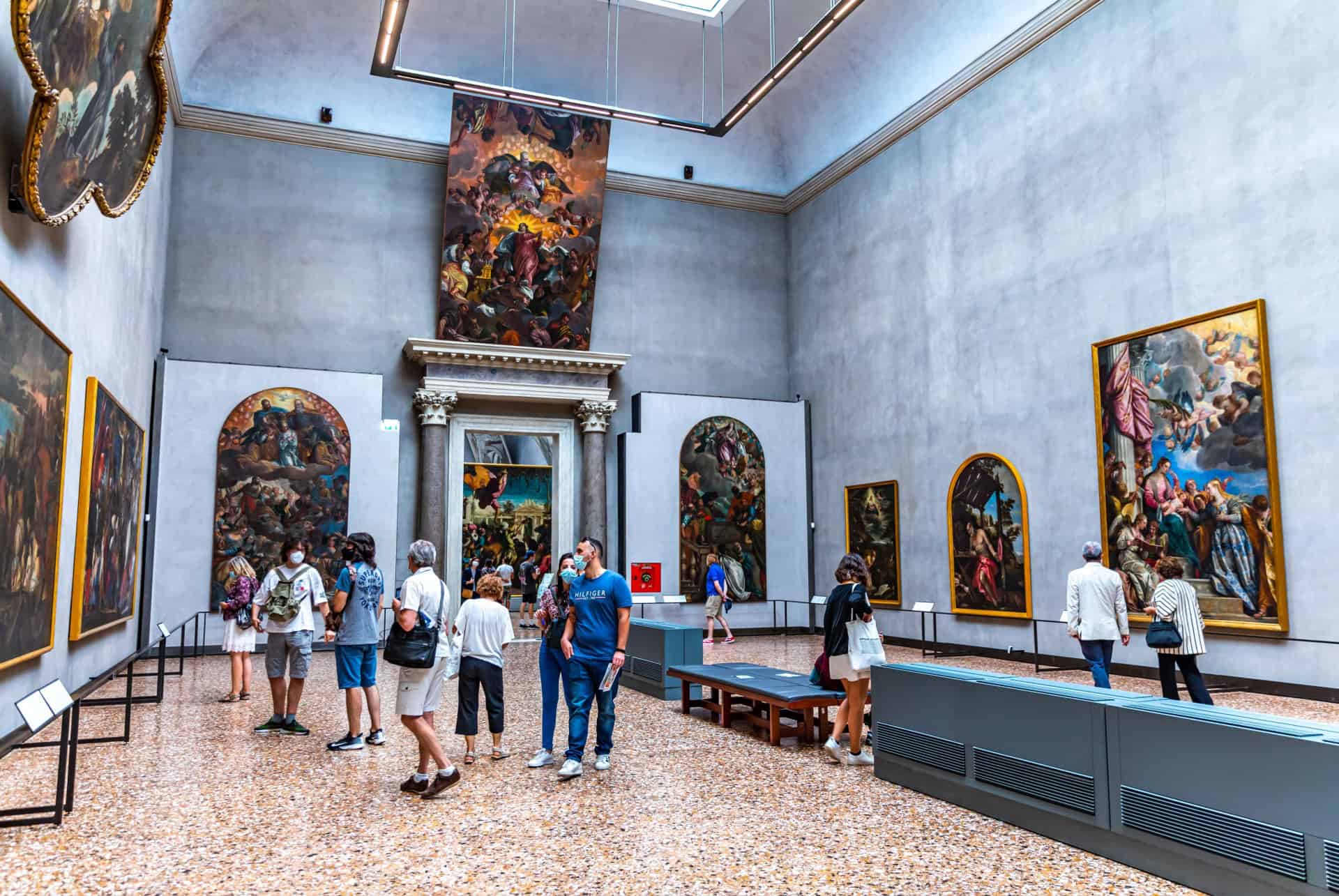 interieur de la galleria del academia venise
