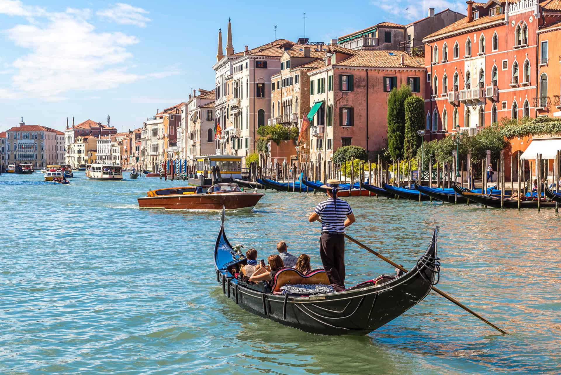 tour en gondole sur le grand canal de venise