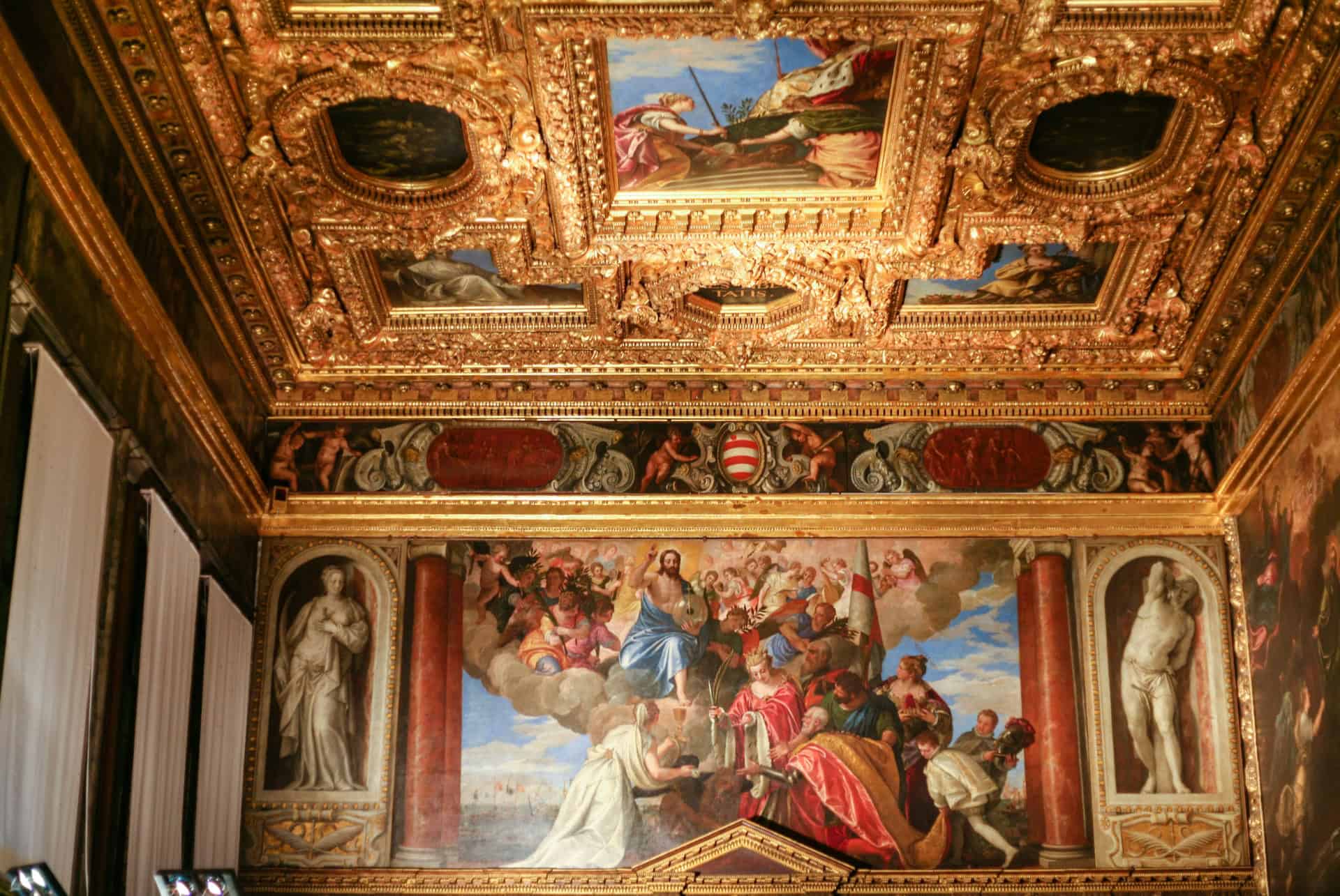 peinture interieur palais des doges