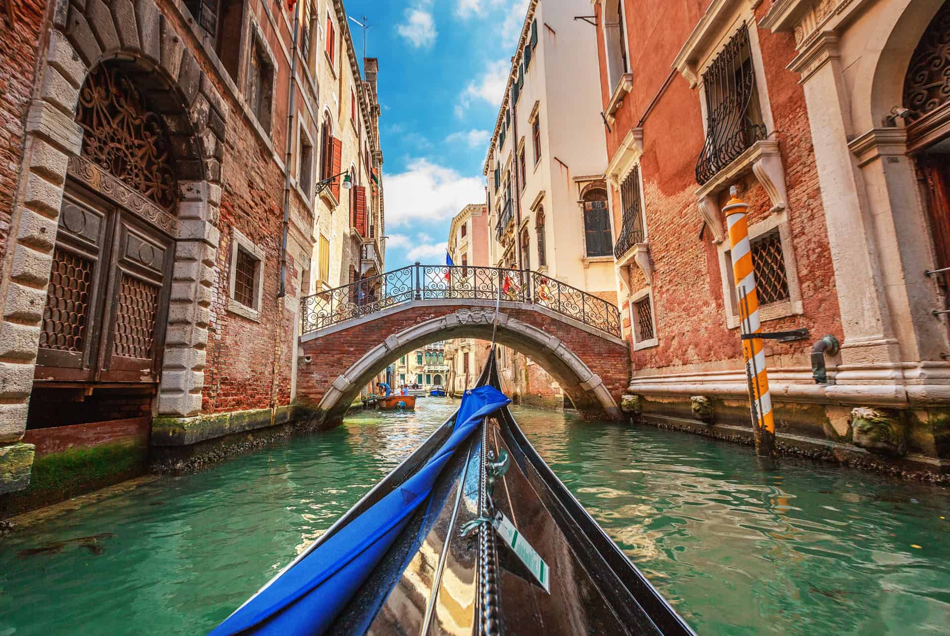 vue depuis une gondole a venise