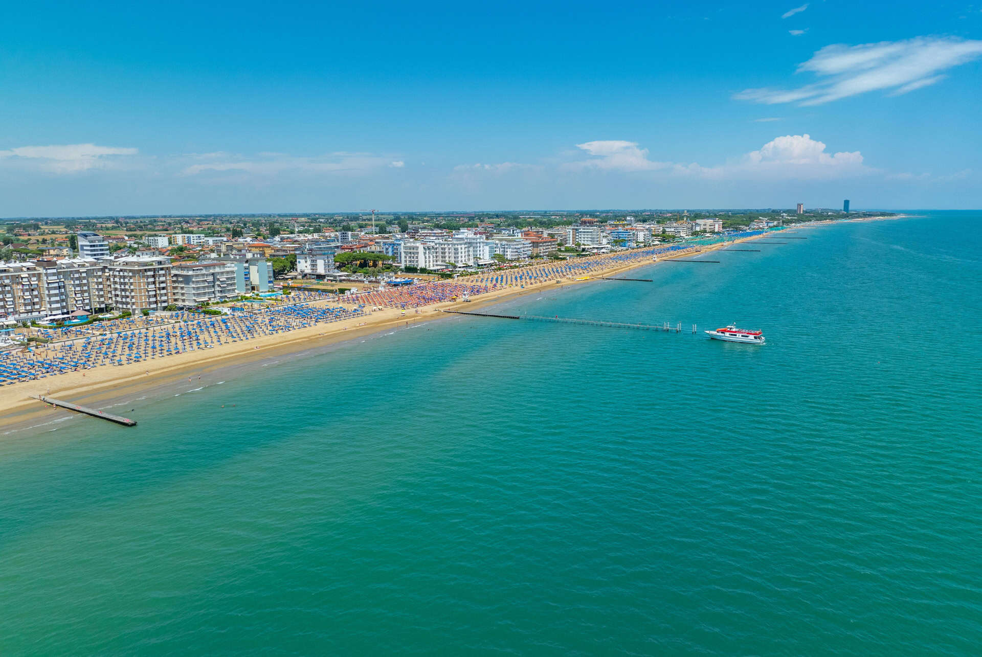 lido di jesolo vue aerienne